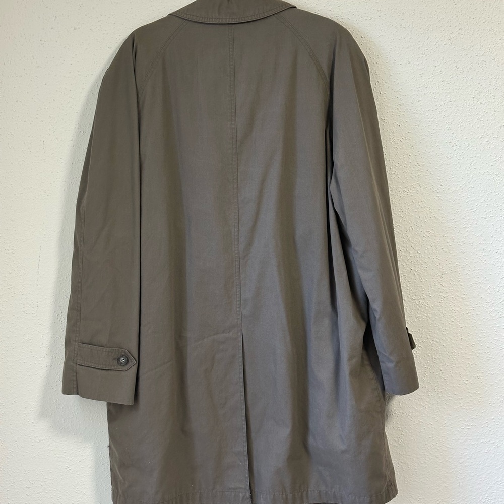 London Fog Men's Tan Trench Coat - Picture 9 of 10